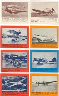 1940-41 R177 Gum Products "Zoom Airplanes" Near Set (174/175)